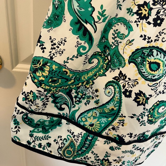 Janie and Jack Paisley Dress - Teal and White - Picture 3 of 4